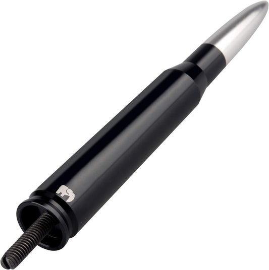 ONE250 Bullet Style Antenna, Compatible with Dodge RAM (RAM 1500, RAM 2500 or RAM 3500 1994-2024) & Ford F-Series (F-150 F-250 F-350 Super Duty Ford Raptor Ranger Trucks 1997-2024) (Silver)