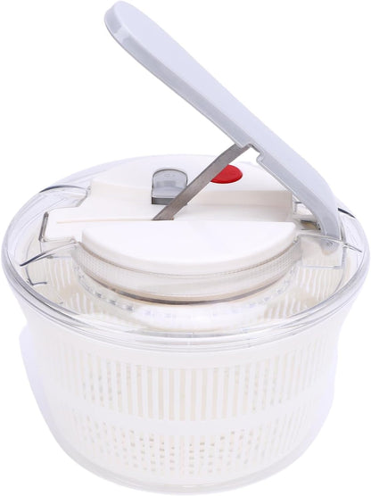 SENECESLI Salad Spinner, Easy Press Vegetable Dryer PP for Lettuce (Black)