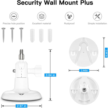 Adjustable Wall Mount for Eufy Indoor Cam S350 (1 Pack)