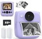 Kids Camera Instant Print, Christmas Birthday Gifts for Kids Age 3-8, 1080P Digital Camera with 32GB Card, Toddler Portable Travel Camera Toys for 4 5 6 7 8 9 10 Year Old Girls Boys Purple