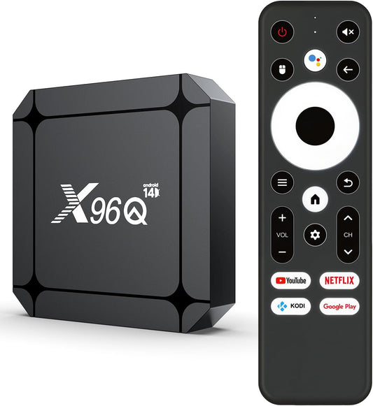 Android 14.0 TV Box (X96Q-RK3518-US-B1)