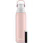 BRITA Stainless Steel Water Bottle with Filter, 591 mL Premium Double Insulated Water Bottle, Rose