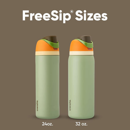 Owala Kids FreeSip Insulated Stainless Steel Water Bottle with Straw, BPA-Free Sports Water Bottle, Great for Travel, 16 oz, Celestial Sphere