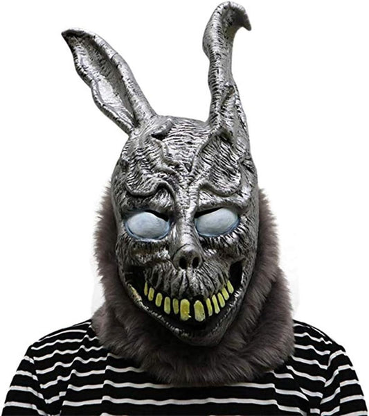 HOMELEX Frank Rabbit Mask Scary Donnie Darko Frank Mask Realistic Ghost Evil Bunny Headgear Halloween Cosplay Props for Adult