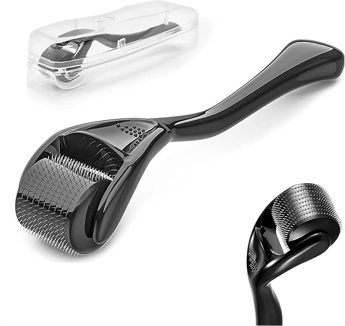 Derma Roller 0.5mm Microneedling Roller 540 Titanium For Women and Men