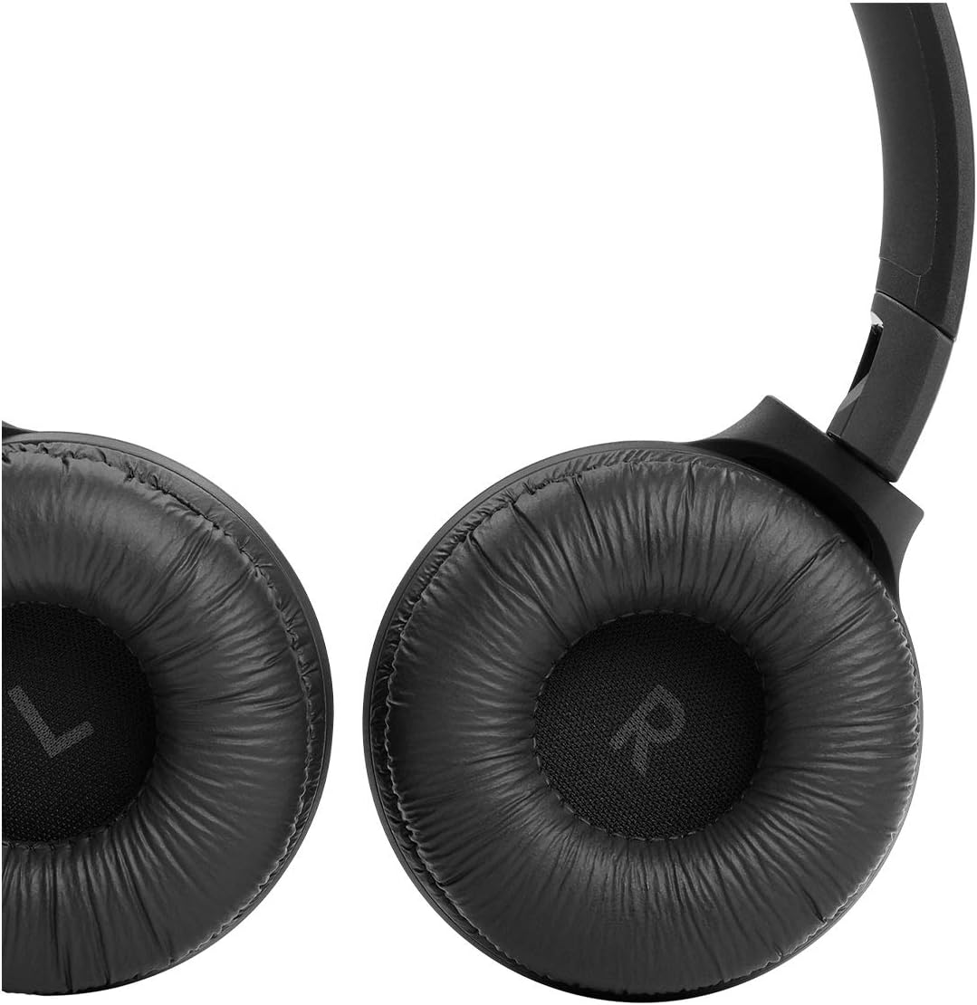 JBL Tune 520BT - Wireless On-Ear Headphones, Up to 57H Battery Life and Speed Charge, Lightweight, Comfortable and Foldable Design, Hands-Free Calls with Voice Aware (Blue)