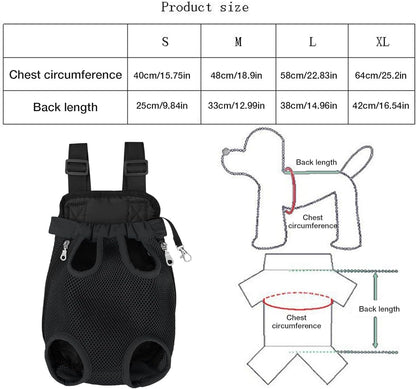 Liahelianx Pet Backpack for Dogs&Cats-Outdoor-Ready Adjustable Chest Straps,Ventilated Mesh Window&Legs-Out Design,Lightweight Travel Backpack for Hiking/Camping (Small to Medium Pets) (Pink)