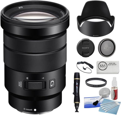 Sony SELP18105G E PZ 18-105mm F4 G OSS Lens, Black