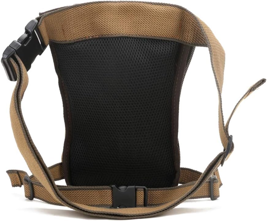 Motorcycle Drop Leg Bag Nylon Waist Pack for Men Women Travel Hiking Tactical Cycling Bike Ride Riding Crossbody Shoulder Fanny Pouch