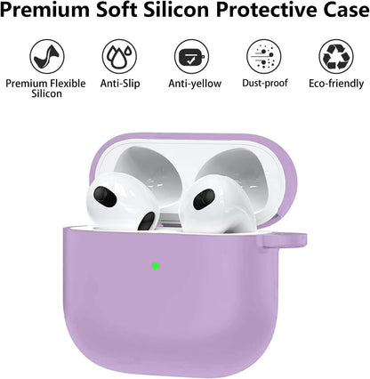 Aircawin for Airpods 4 Case Cover,Shockproof Case for Airpods 4th Generation Case Cover 2024,Premium Silicon Case with Keychain and Cleaing Pen for Airpods 4 Gen, Wireless Earphone Accessories-Blue