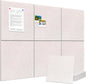 36" x 24" Felt Bulletin Board & Cork Board Alternative, Oatmeal