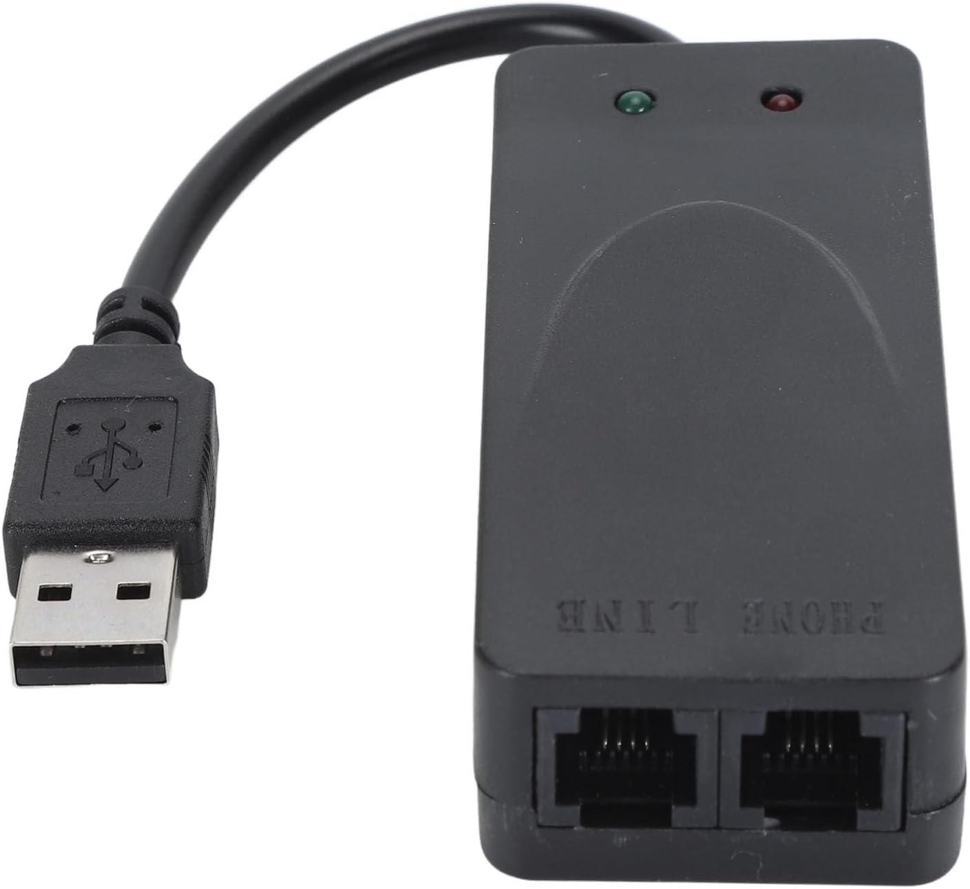 USB 56K External Dial Up Fax Data Modem with RJ11 Cable for 98/2000/xp Vista, for 11/10/8/7, 32/64bit, for Linux Operating System