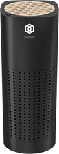 IMUNSEN M-003B Portable Air Purifier with Cypress Wood Filter, H13 True HEPA Filter, Captures Smoke, Odors, Mold, Allergens, USB Port 5V for Car, Desk and Office, Made in Korea – Black - PuriLite
