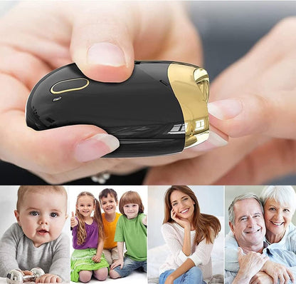 Lancoon Electric Nail Clippers, Automatic Manicure with Rechargeable Safe Portable Curved Protection Shear Fingers Toes for Children Babies Seniors