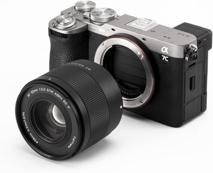 VILTROX 25mm f1.7 E, APS-C Lens for Sony E, Large Aperture STM Auto Focus Lens for Sony E-Mount A7C A7RII A7SII A7II A7RIII A7IV A7RIV A9 A1 ZVE1 A93 A6700 A6600 A6500 A6400 FX3 ZV-E10 FX30 ZV-E10II