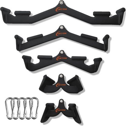 LAT Pull Down Bar for Cable Machine, LAT Pulldown Attachments T Bar V Bar Cable Attachment