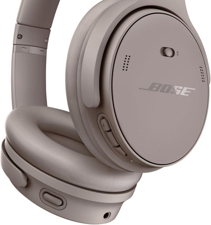 Bose QuietComfort Wireless Noise Cancelling Headphones, Bluetooth Over Ear Headphones with Up to 24 Hours of Battery Life, Sandstone - Limited Edition