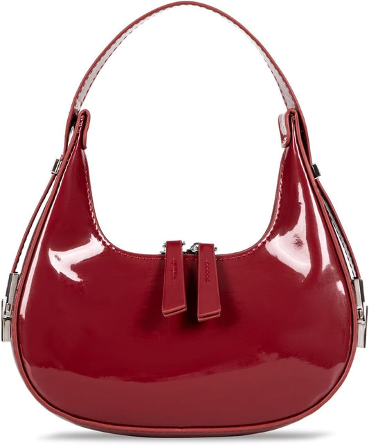 Prpeko Shoulder Bag Crescent Retro Y2k Hobo Handbags 90s Underarm Purse Bag Fashion Clutch Purses for Women