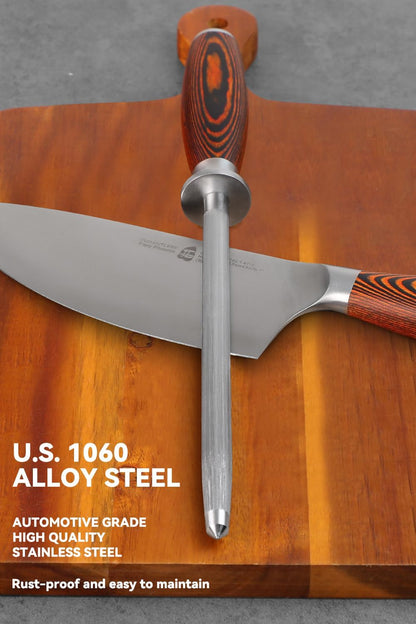 TUO Boning Knife - Razor Sharp Fillet Knife - High Carbon German Stainless Steel Kitchen Cutlery - Pakkawood Handle - Luxurious Gift Box Included - 7 inch - Fiery Phoenix Series