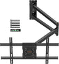 Corner TV Mount,Long Arm TV Wall Mount with 33inch Extension,Full Motion TV Wall Mount Swivel and Tilt Heavy Duty,90 Degree TV Mount,Fit 32-70''TV, Single Stud,Load 88lbs,Max VESA 600x400mm by WHYFONE
