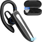 Bluetooth Headset for Cell Phone, Wireless Bluetooth 5.1 Earpiece Single-Ear Headset Hands-Free Earphones,in Mic with Charging Case, for Office Driving Calling Compatible Android/iPhone.