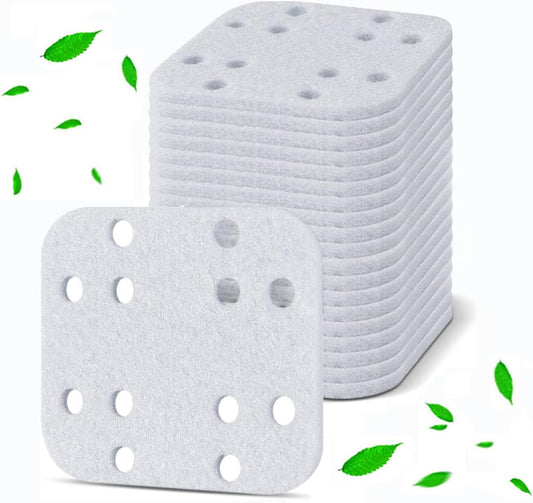 Humidifier Mineral Absorption Filter Pads 20-Pack – Replacement Descaling Pads for Levoit LV600HH LV600S, OasisMist 450S/600S, Elechomes UC5501, SH8820, SH8830 – Easy Install, Prevents Mineral Buildup - PuriLite