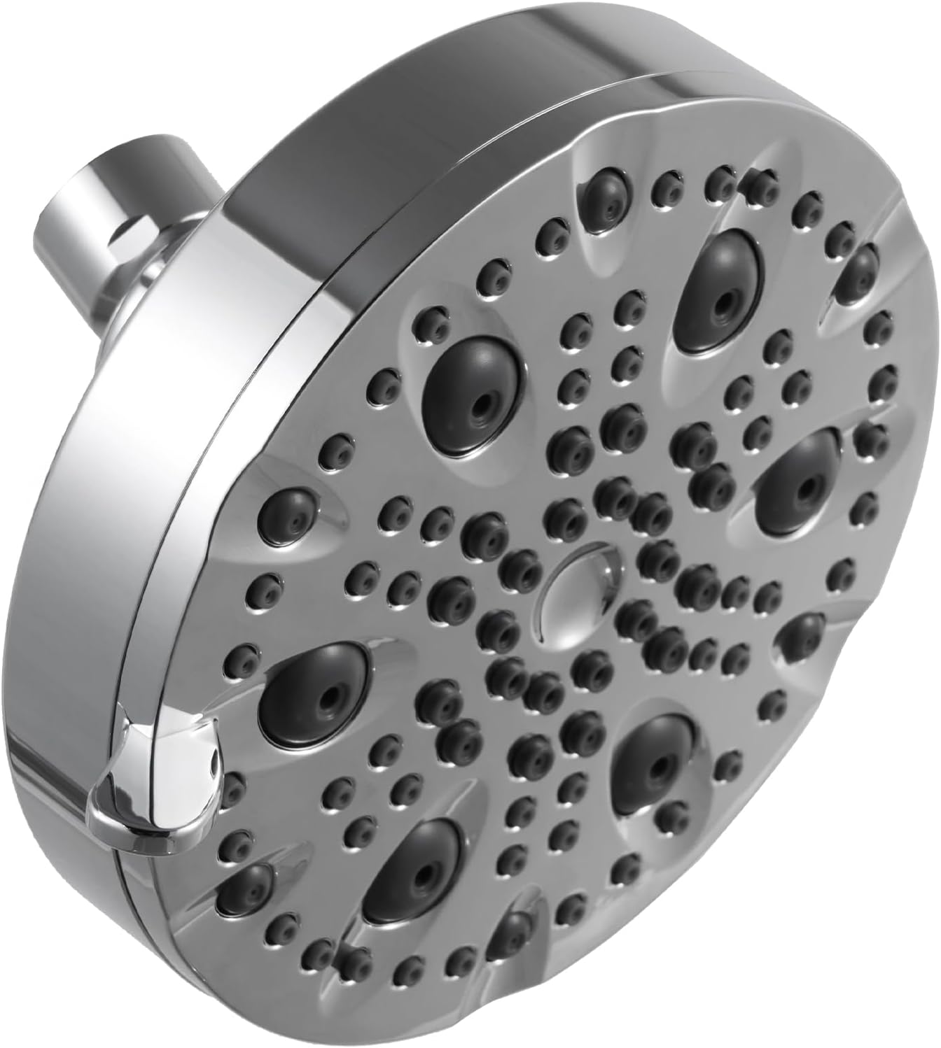 OFFO Shower Head, High Pressure Shower Head with Pause Mode, 9 Mode Fixed Showerheads for Strong Water Flow & Relaxing Shower Experience,Brushed Nickel