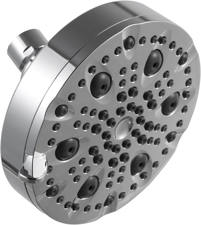 OFFO Shower Head, High Pressure Shower Head with Pause Mode, 9 Mode Fixed Showerheads for Strong Water Flow & Relaxing Shower Experience,Brushed Nickel