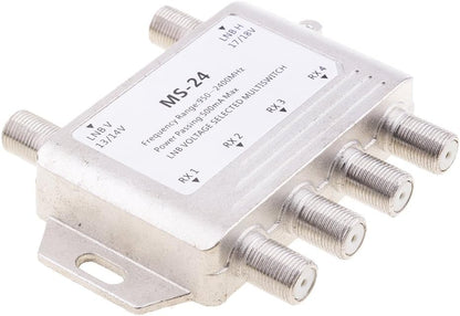 2x4 FTA TV LNB Switch 2 LNB 4 Receiver