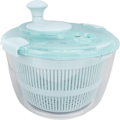 Salad Spinner Lake Blue 5L Fast Manual Washer Spinner for Vegetable Fruit Lettuce