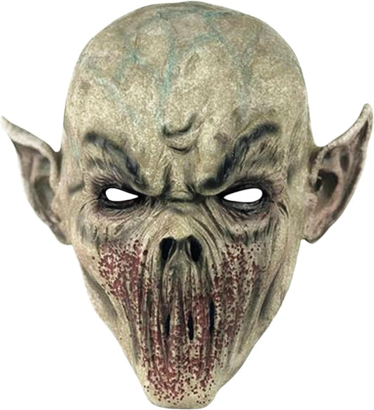 GTETKDE Scary Halloween Mask, Evil Dead Cosplay Alien Bloody Monster Masks Creepy Latex Demon Mask