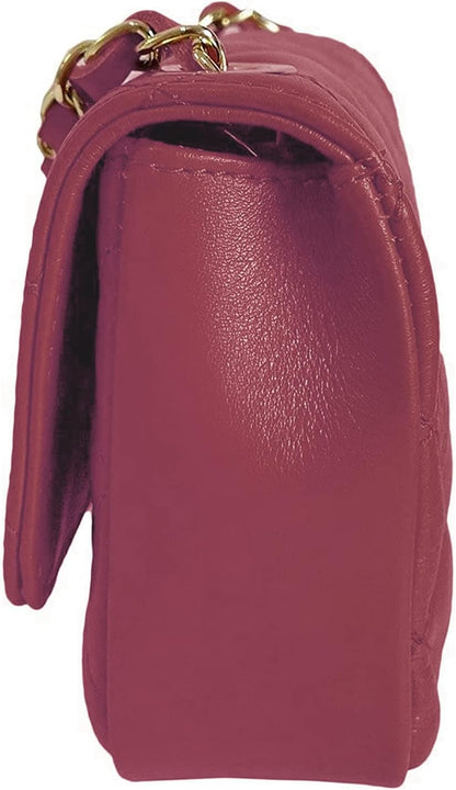 MamaMilano Women/Girls Italian Handmade Genuine Leather Cleo Shoulder Bag/Purse/HandBag/Totebag with Shoulder Strap