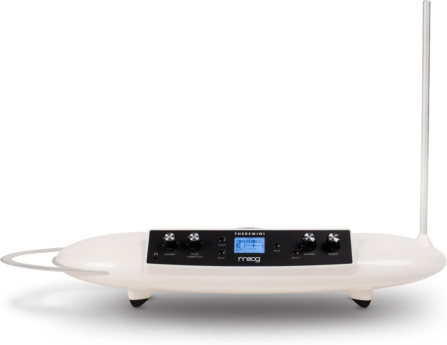 Moog Theremin - Theremini | Pitch Correction, CV Out, Built-In Tuner and Speaker, AniMOOG Synthesizer Sound Engine with 32 Presets, LCD Screen