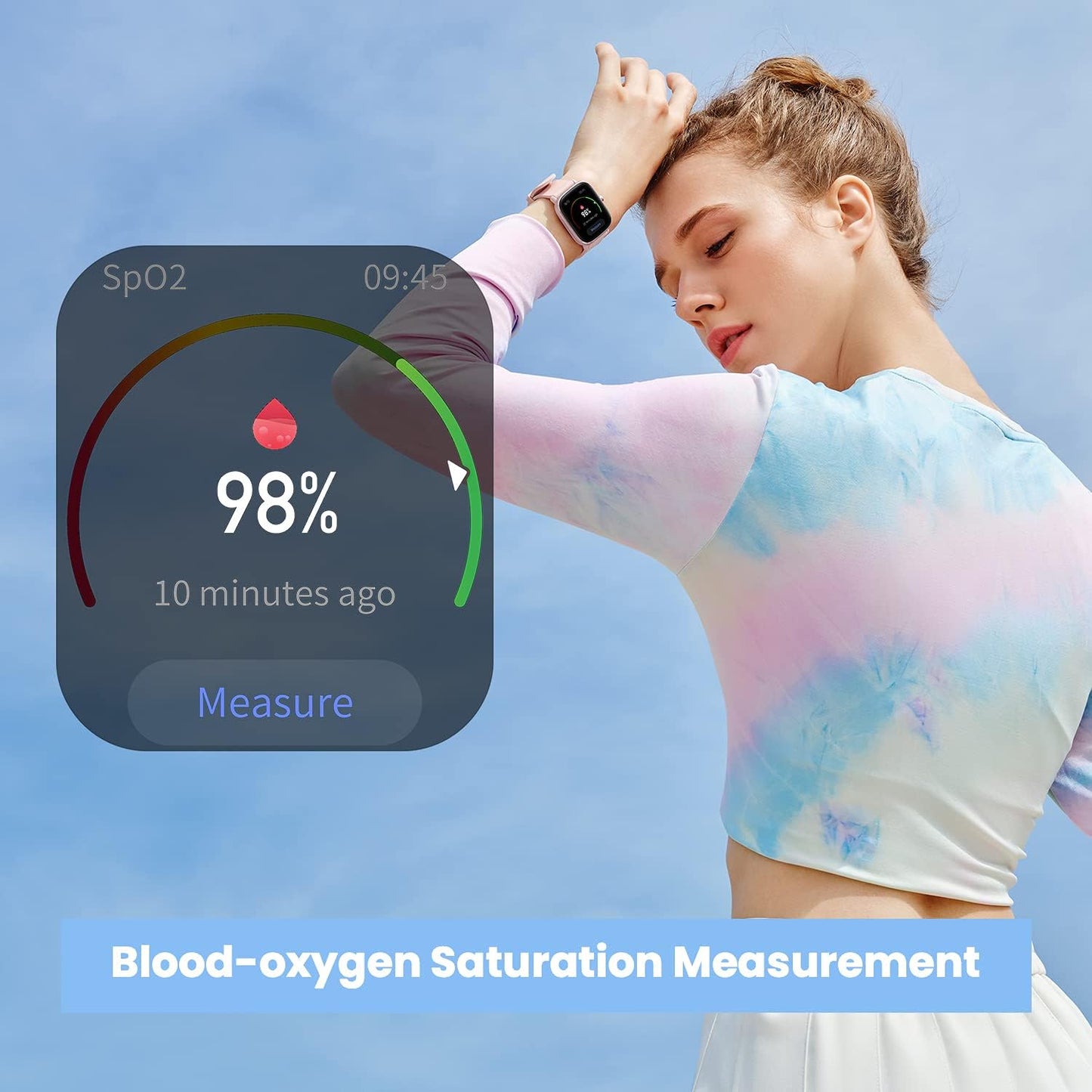 Amazfit GTS 2 Mini in Pink Smartwatch GPS Fitness Tracker for Men Women, Alexa Built-in, 14 Days Battery Life, 70+ Sports Modes, Blood Oxygen Heart Rate Sleep Monitor, AMOLED Screen, 5 ATM Waterproof