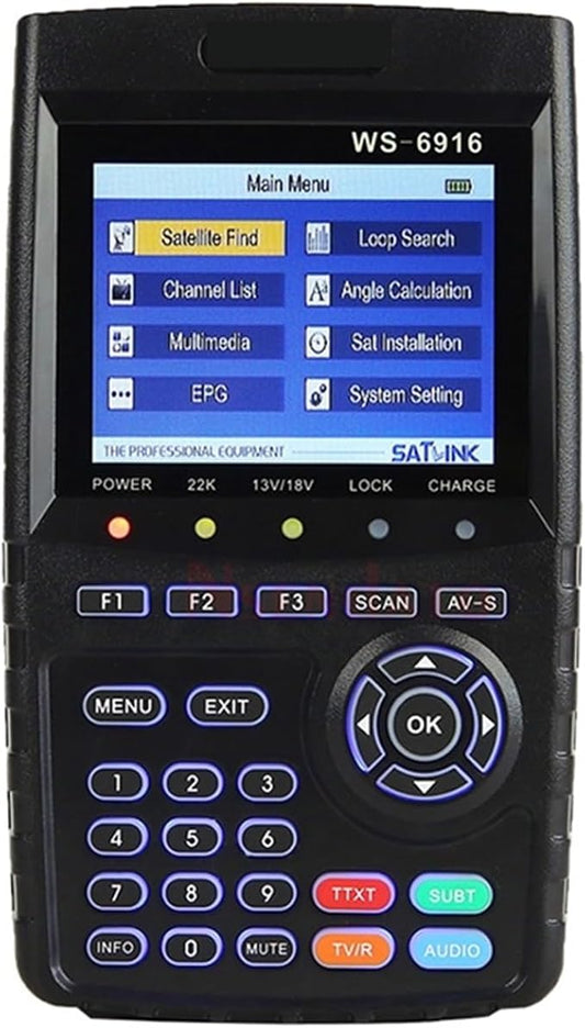 WS-6916 DVB-S2/S Sat Finder Satellite Receiver Satellite Signal Finder Meter for Dish Network Directv
