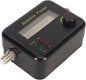 Haofy Satellite Finder Digital SAT Meter Signal Locator for C Band KU Band Tuning with 0.95-2.15GHz Range 75Ω Impedance ABS Material DC13-18V