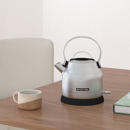 KitchenAid 1.25 L Electric Kettle, Brushed Stainless Steel, KEK1222SX
