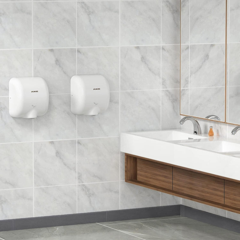 AIKE Surface Mounted High Speed Commercial Hand Dryer CUL Approved 120V 1500W, Brushed Stainless Steel Finish Model AK2800B