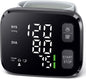 Blood Pressure Monitor LED Backlit Display Automatic Wrist Cuff Blood Pressure Monitors for Home Use 120x2 Reading Memory with Carrying Case, Black