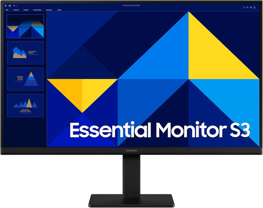 Samsung 24-inch FHD Flat Screen IPS Panel 5ms 100Hz Monitor with Eye-Saver Mode & Super Slim Design (LS24D300GANXZA) - [Canada Version](2025)