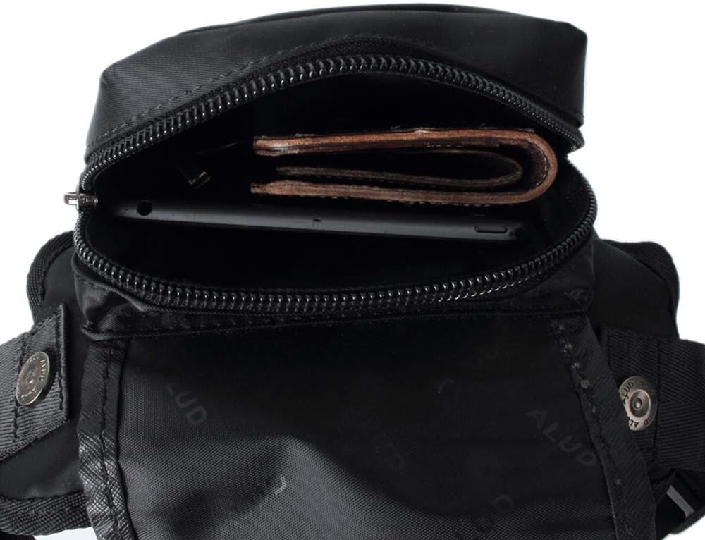 Motorcycle Drop Leg Bag Nylon Waist Pack for Men Women Travel Hiking Tactical Cycling Bike Ride Riding Crossbody Shoulder Fanny Pouch