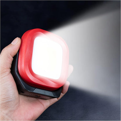 ORHOMELIFE Magnetic Work Light, 42 LEDs 1000 Lumens Rechargeable Portable Magnetic Flashlight Inspection Light for Car Repair, Camping, Emergency & Job Site Lighting (2 PCS)