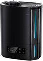 6L Ultrasonic Cool Mist Humidifier with Humidistat Control, Top Fill Design, Quiet Bedroom Operation, Essential Oil Diffuser, Auto Shut-Off, 60-Hour Runtime (Black) - PuriLite