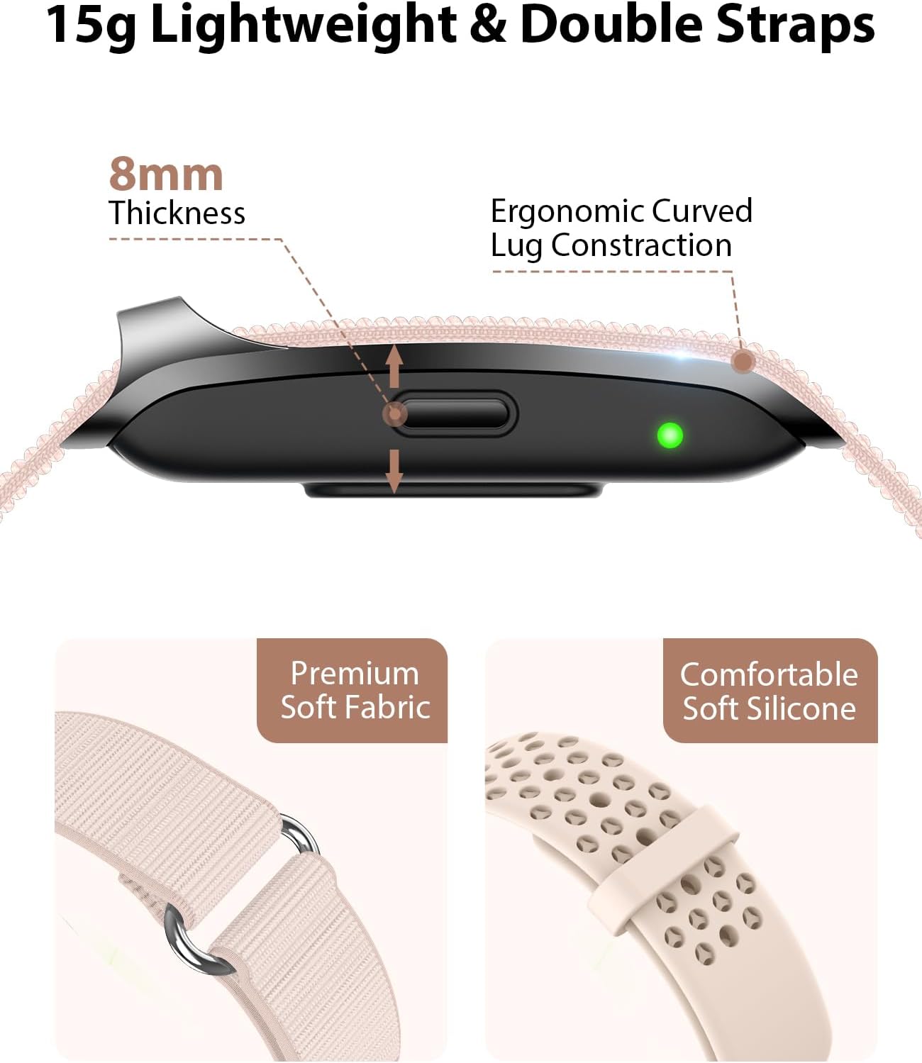 Purilite Select Minimalist Smart Fitness Tracker