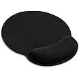 Ergonomic Mouse Pad with Wrist Support | Memory Foam Mousepad for Office and Gaming | Non-Slip Base Computer Mouse Pad | Smooth Tracking Desk Accessory | Comfortable Wrist Rest Mouse Pad - PuriLite