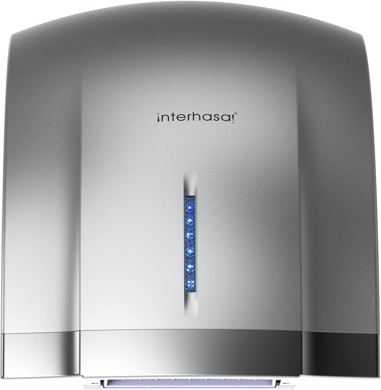 interhasa! Compact Hand Dryer 110V Commercial Electric Hand Dryer for Bathroom with Hot n Cold Air, 3-Pin Plug in