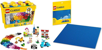 LEGO Classic Large Creative Brick Box 10698 Building Toy Set, Toy Storage Solution for Home or Classrooms, Interactive Building Toy for Kids, Boys, and Girls