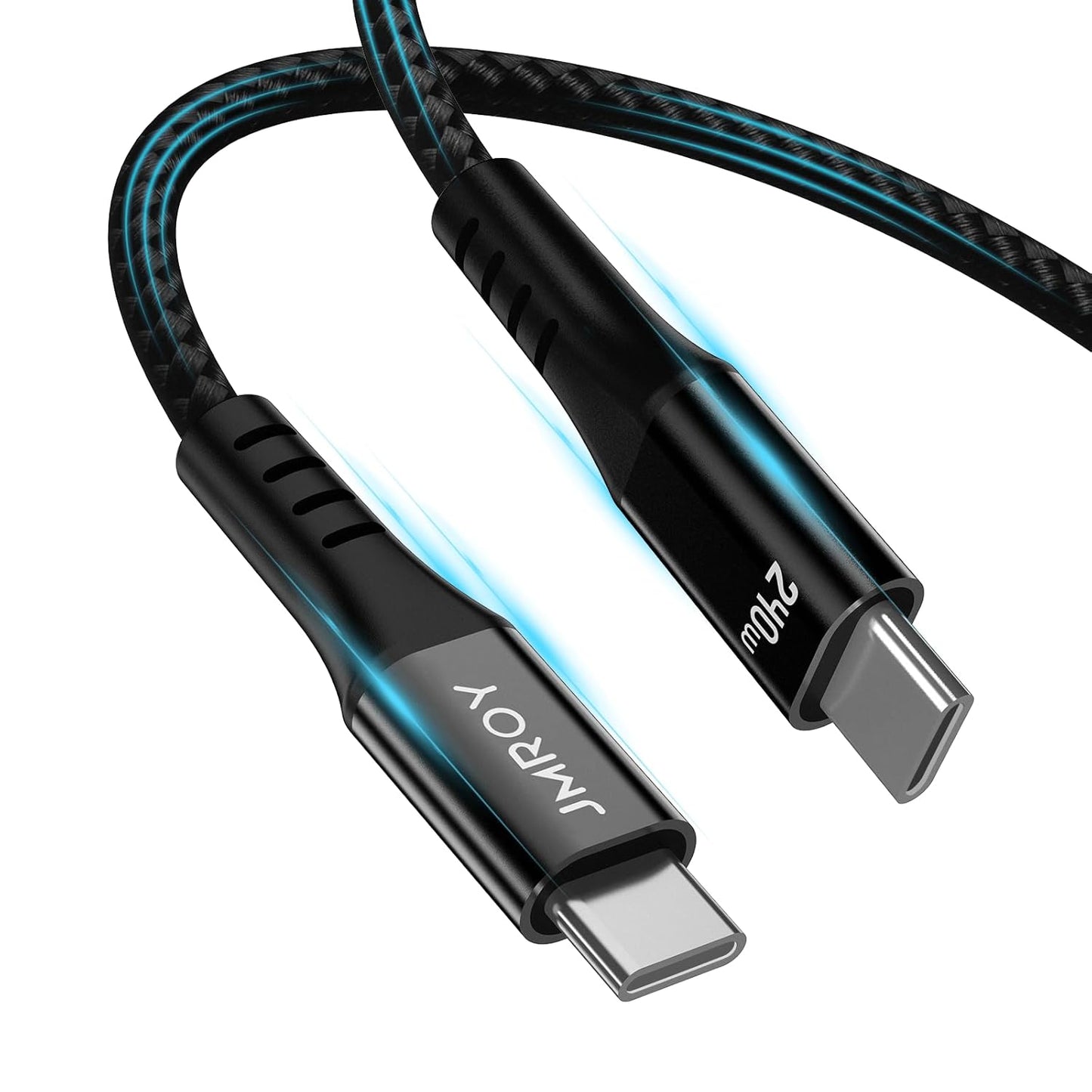 USB C to USB C Charger Cable 240W [2Pack 6FT] Type C Cable Fast Charge for MacBook, iPhone 15/Pro/Plus/Max, MacBook Pro/Air, Samsung Galaxy S23, Google Pixel