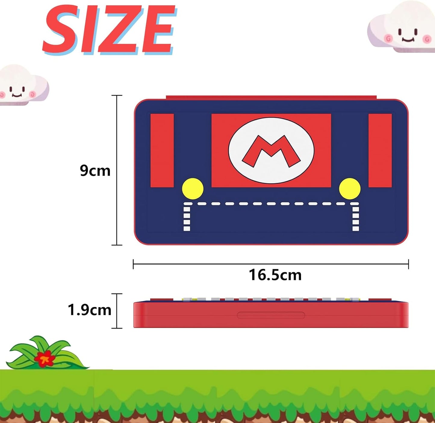 GeeRic 24 Slot Game Card Storage Case Compatible with Switch, Portable Game Card Storage Cartridge with Switch, Games Cartridges & Slot