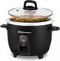 Elite Gourmet Maxi-Matic Electric Rice Cooker with Stainless Steel Inner Pot Makes Soups, Stews, Porridge's, Grains and Cereals, 10 cups cooked (5 Cups uncooked), Black, ERC-2010B